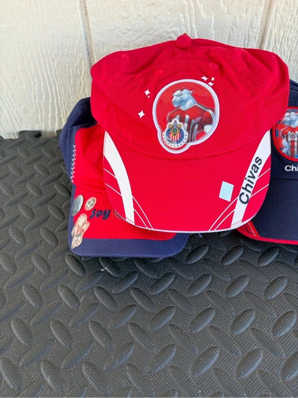Chivas Baseball Caps - Red & Navy Trio Unisex